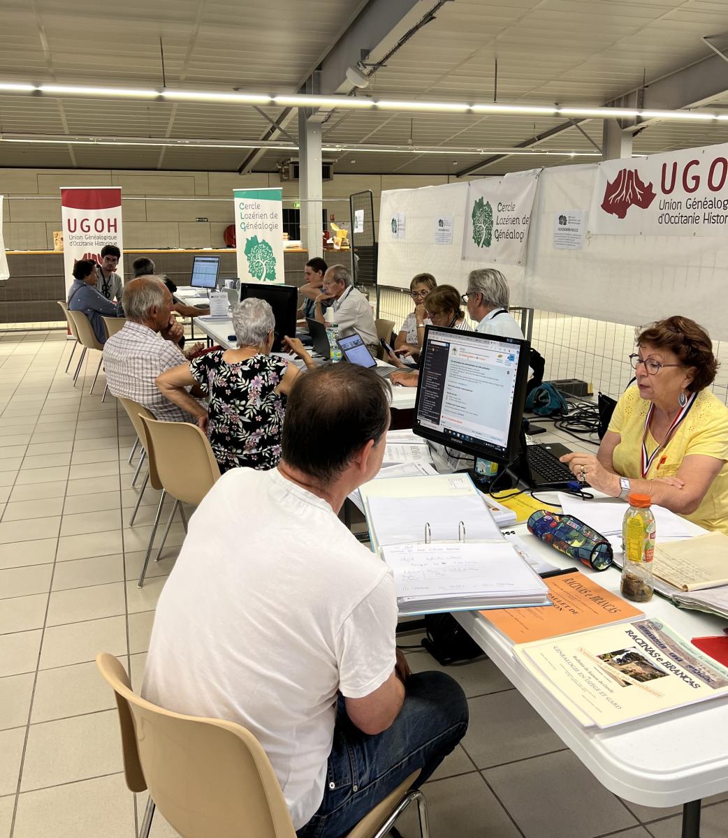 Stands du CLG48 et de l'UGOH